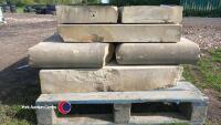 Reclaimed Yorkstone cornice stones - 2
