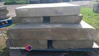 Reclaimed Yorkstone cornice stones - 3