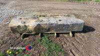 2 x stone gate posts - 2