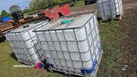 2 x 1000L IBCs