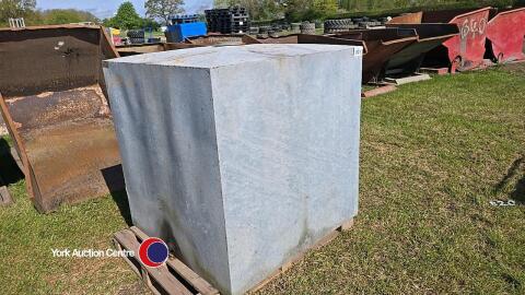 Galvanised fuel tank