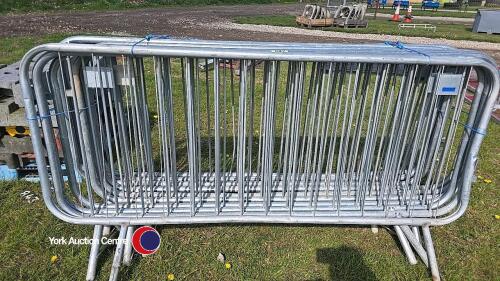 Pedestrian barrier fences