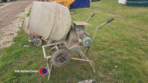 Barrow mix electric cement mixer
