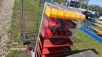 Large lin bin storage rack with bins - 2
