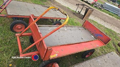 4 wheel trolley heavy duty