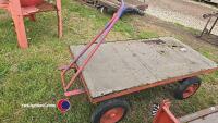 4 wheel trolley heavy duty