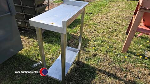 Stainless steel shelving