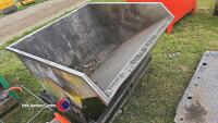 Stainless steel tipping skip