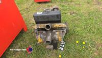 Spate petrol induced flow pump on wheels - 2