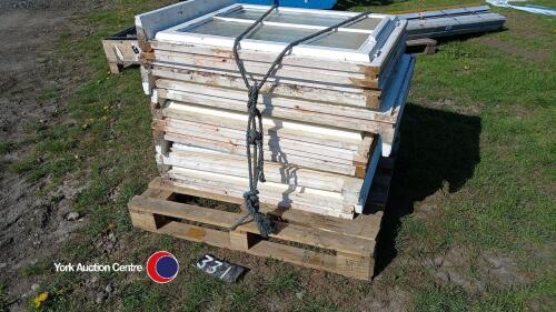 7 x double glazed windows and timber frames, 3ft x 2ft 6in