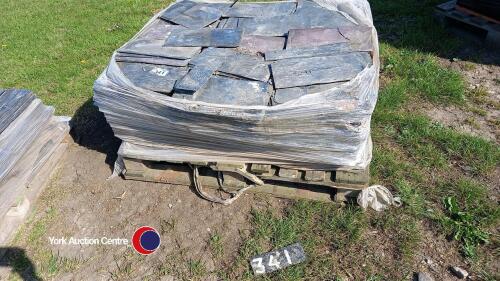 Pallet of roof slates