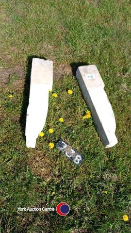 2 x stone Corbels