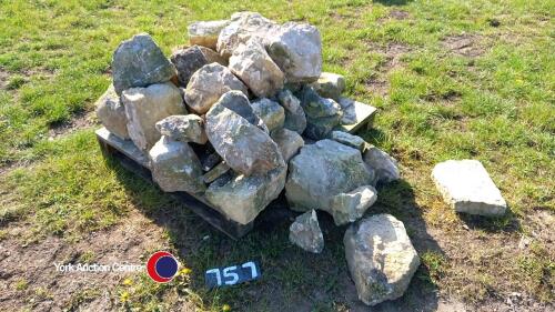 Limestone walling