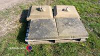 Stone wall post tops - 2