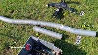 4in flexi exhaust pipe 1 x 2220mm length 1 x 600mm length