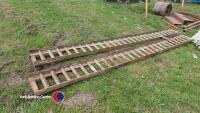 Set of metal car ramps - 2