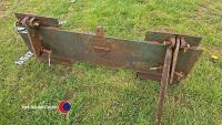 Bobcat skidsteer back plate to fit Ritchie yard scraper - 2