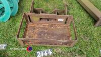 MF tractor front weight box