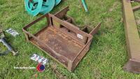 MF tractor front weight box - 2