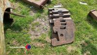 10 x Tractor front end weights, 40kg each - 3