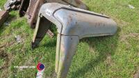 Grey Massey Ferguson bonnet, part of