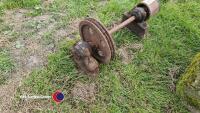 Pulley drive, flat belt to V belt - 2