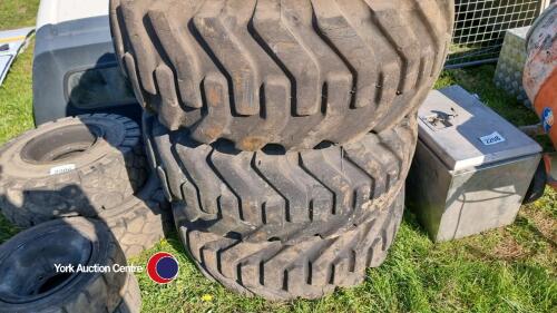 3 x 14-17.5 wheels and tyres