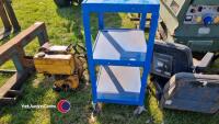 Blue workshop trolley - 3