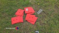 11 x vogel noot wear plates, new