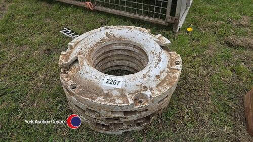 6 x Ford rear wheel weights
