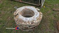 6 x Ford rear wheel weights
