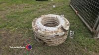 6 x Ford rear wheel weights - 3