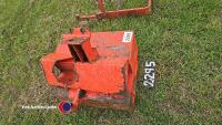 David Brown 90 series diesel tank and bracket - 2