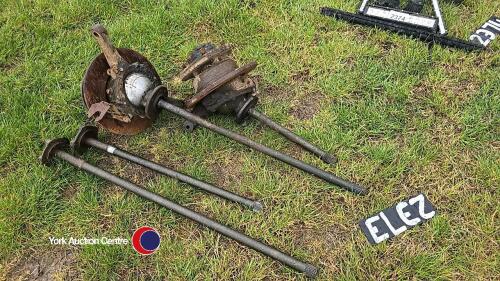 Landrover Discovery 1/Defender 300tdi 24spline complete hubs and rear half shafts