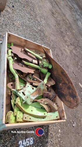 Pallet of Dowdeswell plough parts