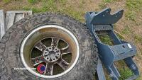 Nissan Navara alloy 265 70 17 10mm tread - 3