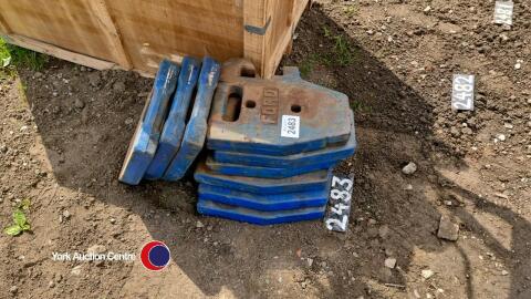 9 x Ford front weights