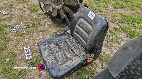 Forklift tractor seat