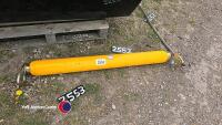 Bomford hedgecutter roller and mouting plates (never fitted)