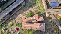 Loader attachment brackets, possibly Tanco - 2