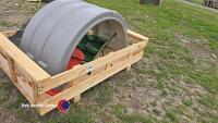 Large crate of tractor spares