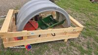 Large crate of tractor spares - 2