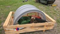 Large crate of tractor spares - 3