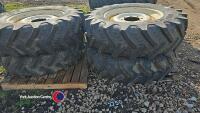 4 x Bateman sprayer wheels 380/85 R30 - 4