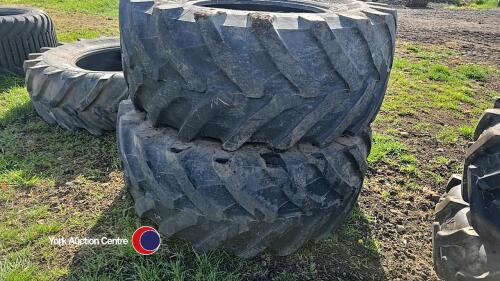 Pair of Trelleborg 600/70 R30 tyres