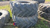 Pair of Trelleborg 600/70 R30 tyres - 4