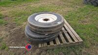 2 x 7.50-18 wheels and tyres