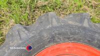 2 x 8-16 Kubota wheels and tyres - 3