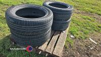 4 x Land Rover tyres 255 x 55 x R19 Yokohama W drive - 4