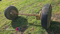 Axles with wheels - 3